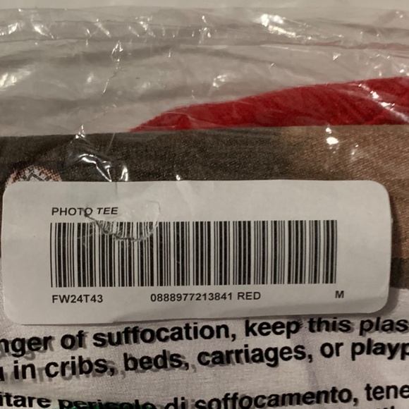 Supreme Tyler The Creator T-Shirt Size Medium Red - Picture 3 of 5